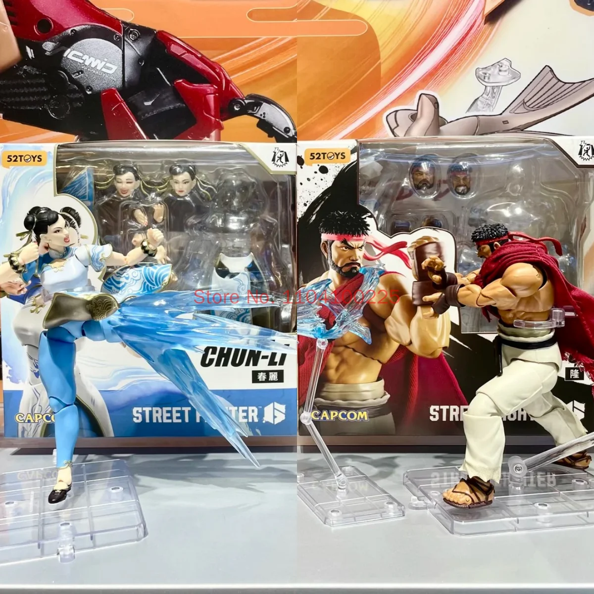 Фото Коллекционная фигурка 52toys Figlite Street Fighter 6, 1 шт., модель для декора рабочего стола, креативный подарок, высота: 15 см №1