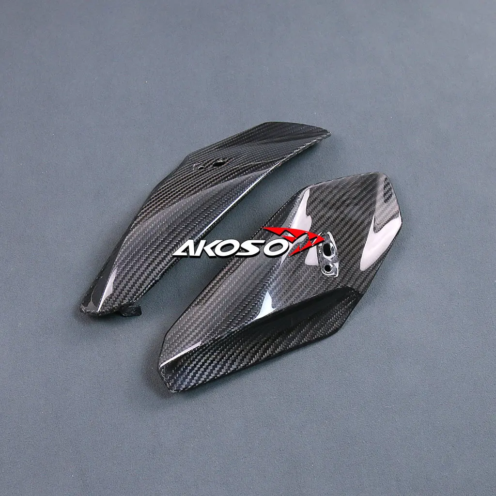 Боковые обтекатели для мотоцикла из чистого углеродного волокна 100% 3K комплект