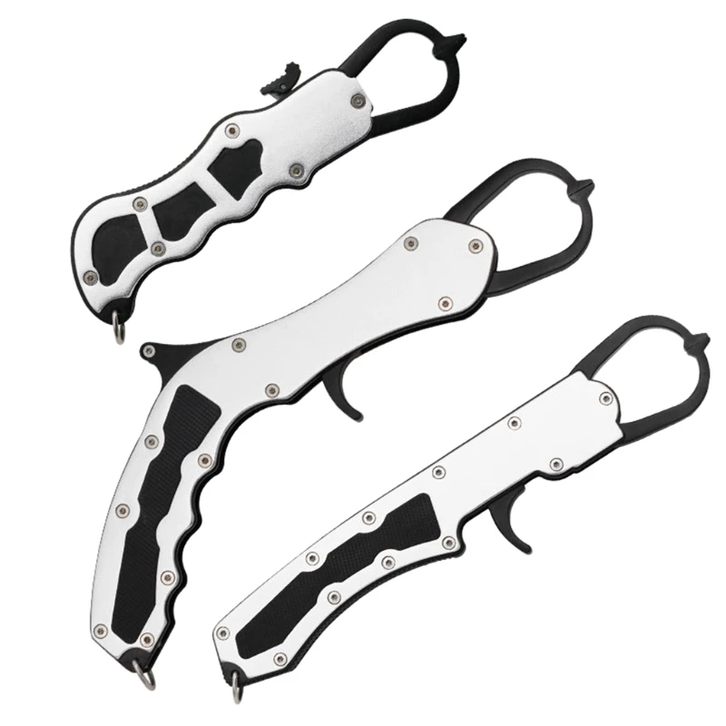 

F1FD Fish Grabber Plier Controller Grip Aluminum Grip Tackle Holder Clamp Adjustable