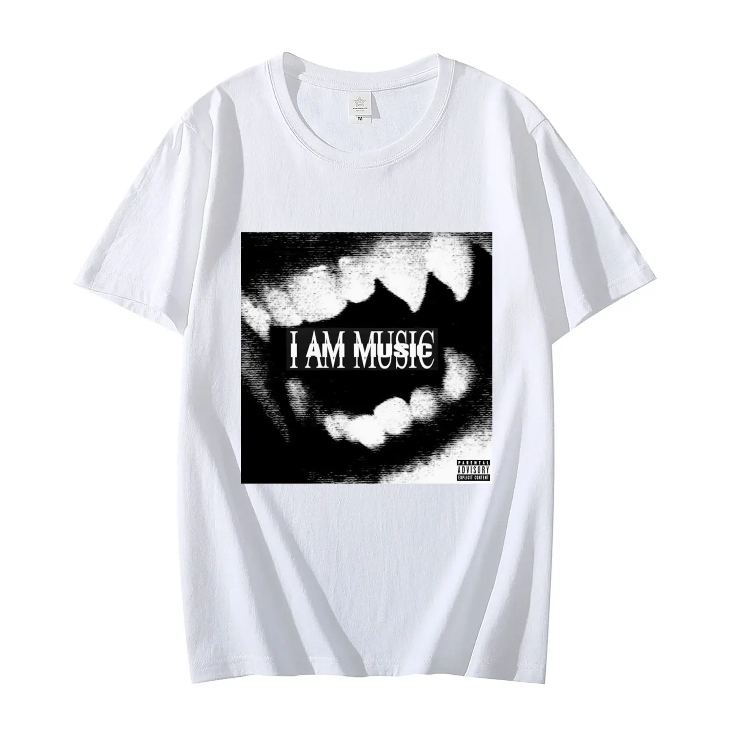 Фото Рэпер Playboi Carti I Am Music Merch футболка для мужчин и женщин винтажная модная футболка в стиле хип-хоп летняя повседневная хлопковая футболка большого размера №2