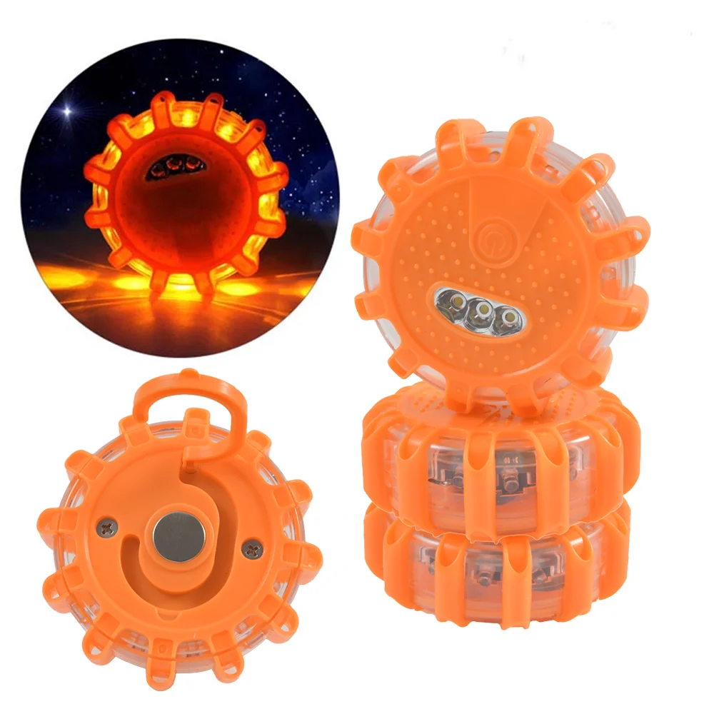 

Светодиодный аварийсветильник безопасности, портативный магнитный мигающий предупреждающий светильник, 9 форматов, освещение для кемпинг...