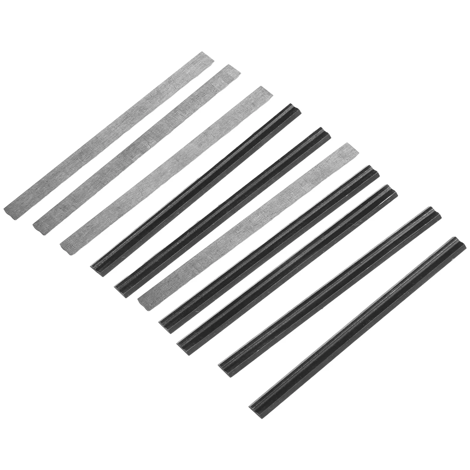 

82mm Carbide Planer Blades Hard Alloy High Precision Kits Set Silver Slide-in Design Tool For Cutting Woods 10pcs