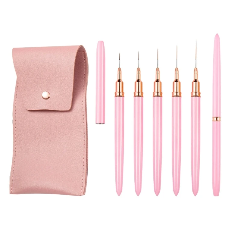 

Nail Art Liner Brushes,Nail Gel Polish Painting Brush Set,Nail Art Drawing Pen