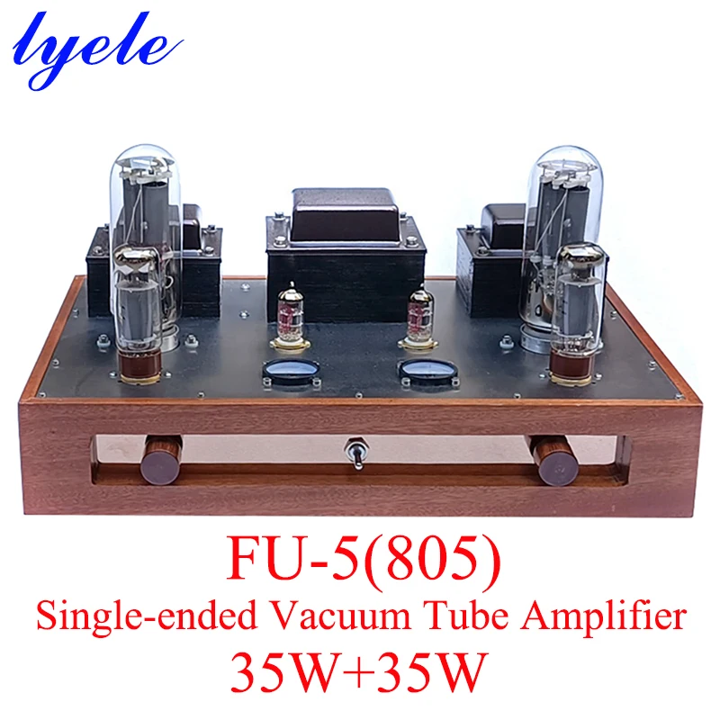 Lyele Audio FU-5(805) вакуумный ламповый усилитель Hifi класса A звуковой высокой мощности 35