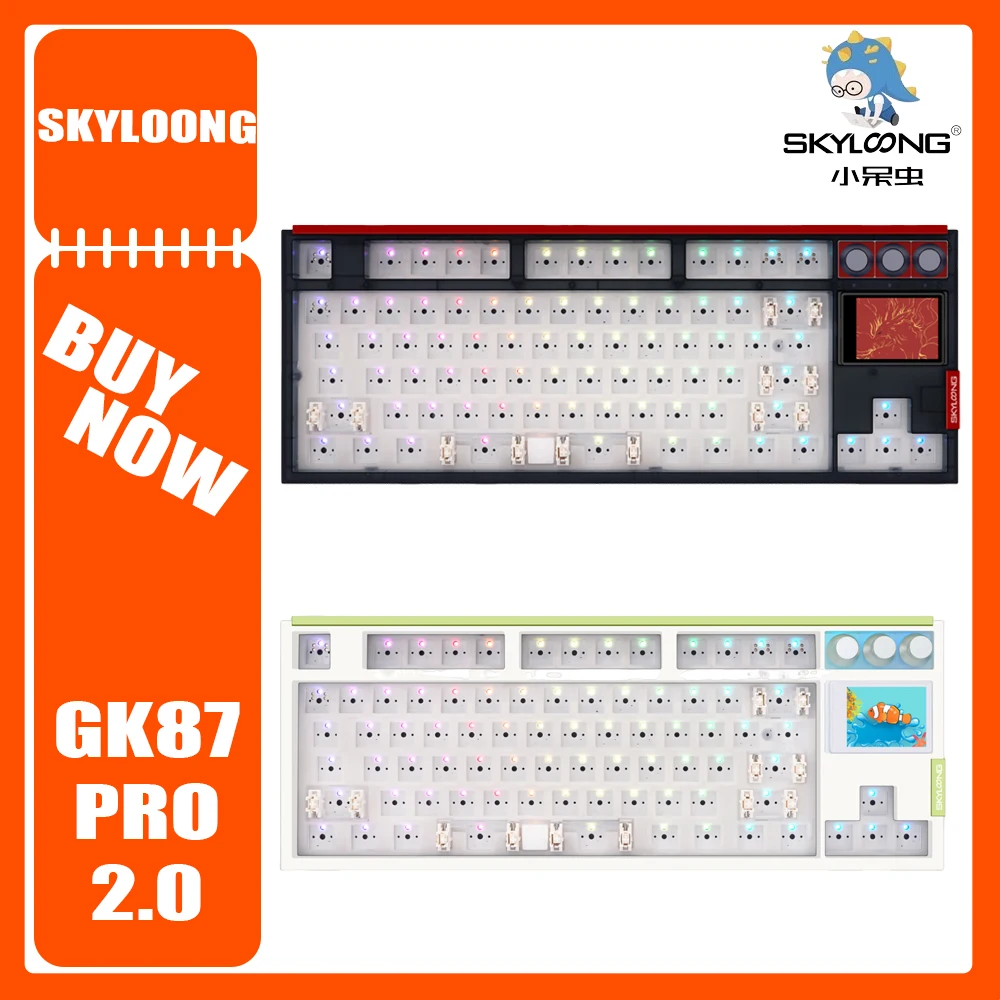 Комплекты клавиатуры Skyloong GK87 Pro 2 0 беспроводная трехрежимная механическая