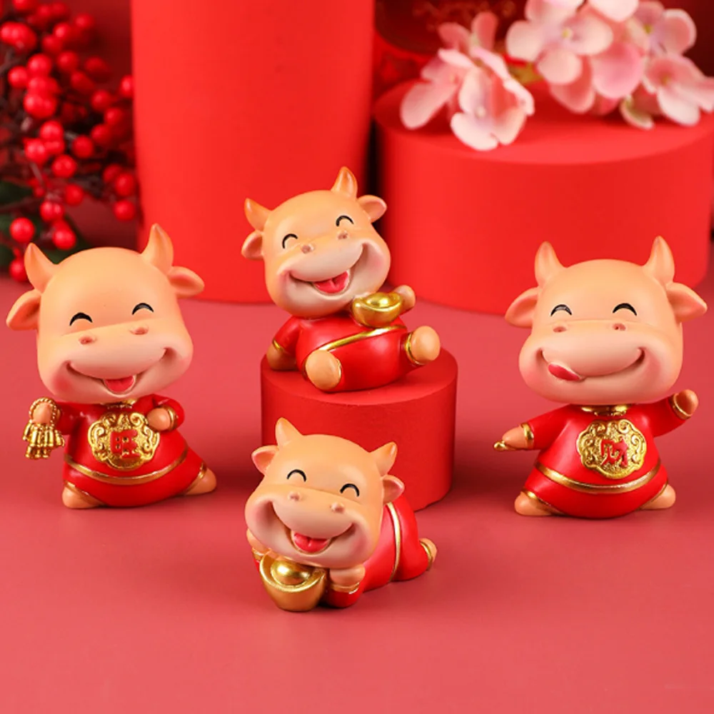 

Cow Home Creative Head New Hold Gift Miniature 2021 Decoration Cute The Year