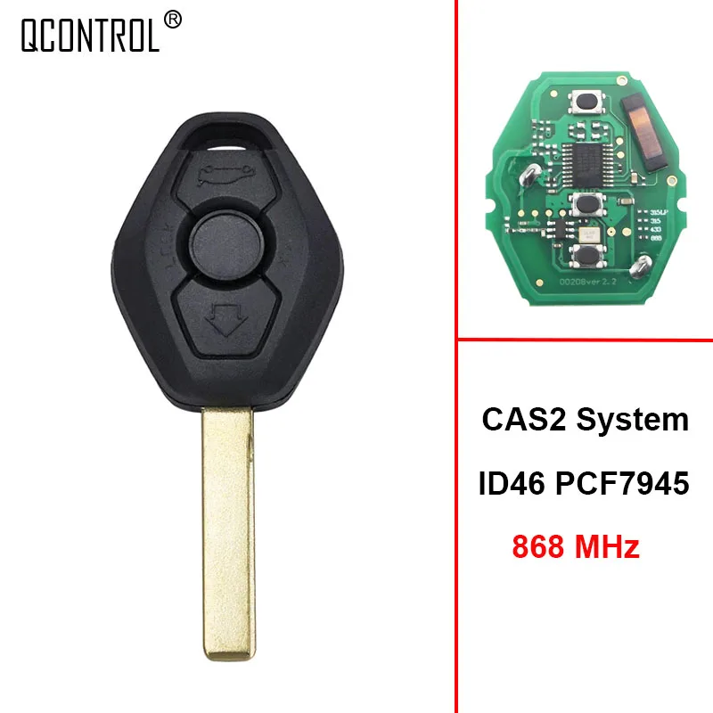 

Пульт дистанционного управления QCONTROL для BMW 3 5 7 series X3 X5 Z3 Z4 Z8 E46 E60 E83 E53 E36 E38 CAS2 315LP МГц 315 МГц 433 МГц 868 МГц