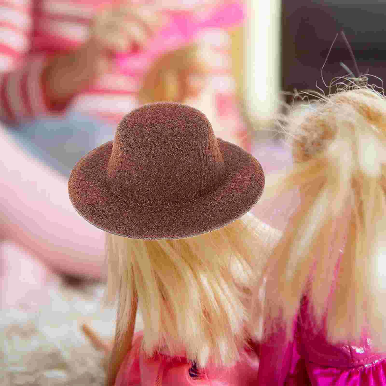

20pcs Creative Fabrics Funny Tiny Hat Kids Dress Costume Jazz Hat Model Hat Accessories Small Jazz Hat