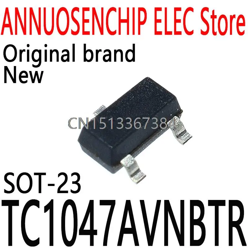 Новые и оригинальные TC1047AVNB TC1047 SOT-23 TC1047AVNBTR, 10 шт.