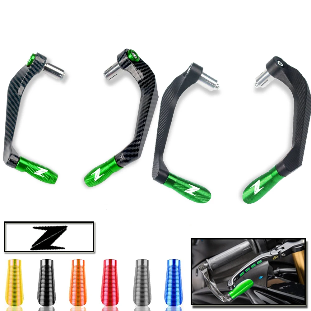 

Z CNC Aluminum Motorcycle Handlebar Brake Clutch Levers Protector Guard For Kawasaki Z900 Z650 Z1000 Handle Bar Moto Parts Bike