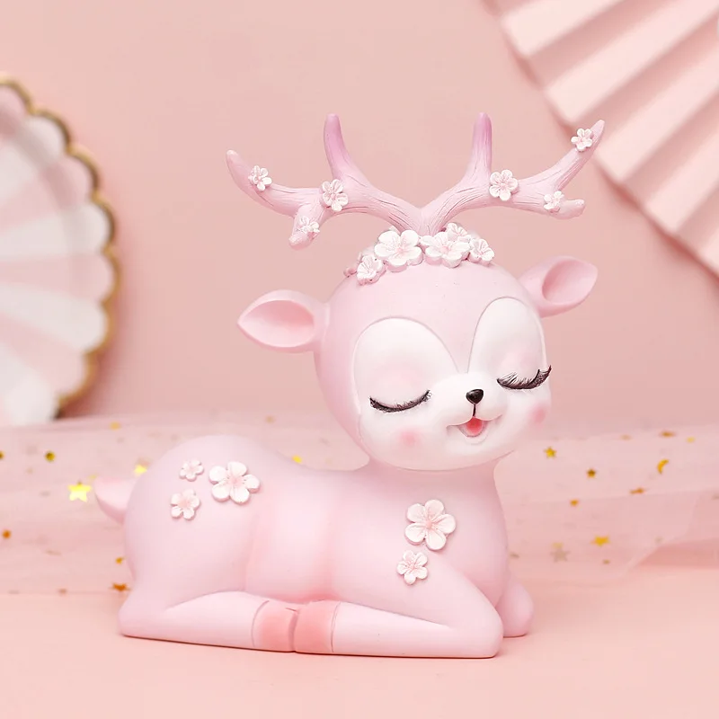 

Creative Deer Saving Pot Children Birthday Gifts Home Decoration Crafts Piggy Bank Christmas Gifts Children Bedroom Ornaments