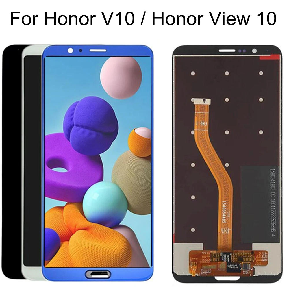 

5.99" FOR Huawei Honor V10 LCD Display Touch Screen Digitizer Assembly Replacement For Honor View 10 BKL-AL00 BKL-AL20 / BKL-L09