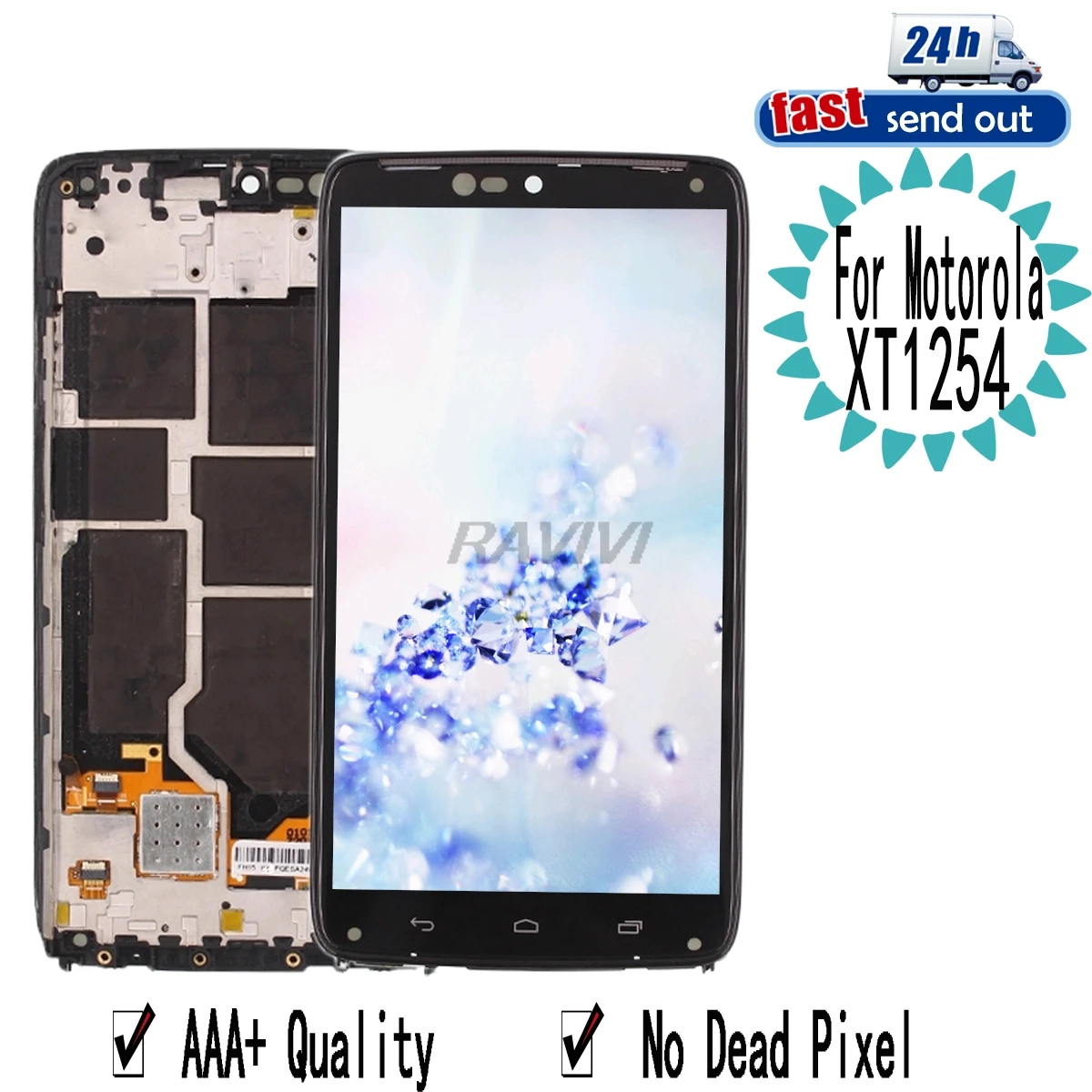 5 2 &quotXT1254 ЖК-дисплей для Motorola Moto Droid Turbo XT1254 XT1225 дигитайзер экрана в сборе замена XT122