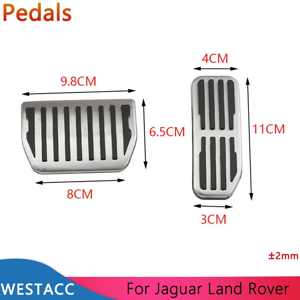 Автомобильные педали для Land Rover Evoque Discovery Ranger Velar Jaguar XFL XE F-Pace AT аксессуары