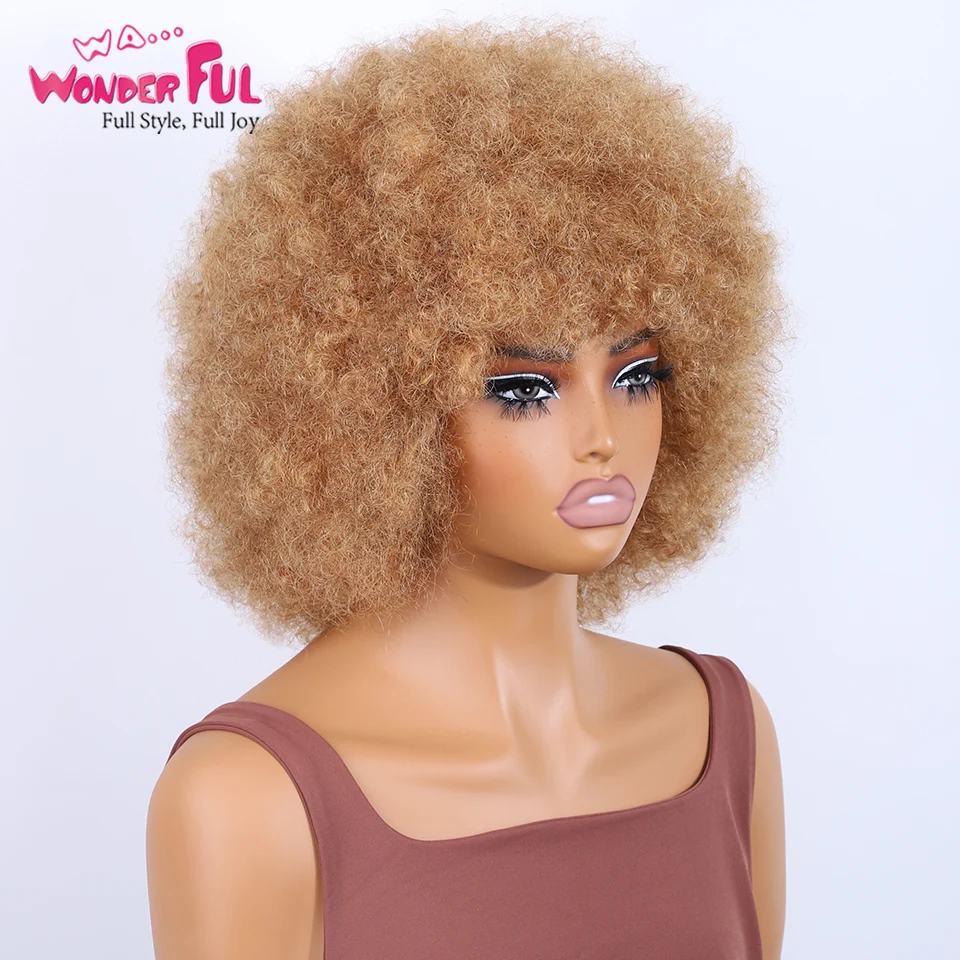 Замечательные бразильские волосы Remy афро-завитки 100% человеческие натуральный