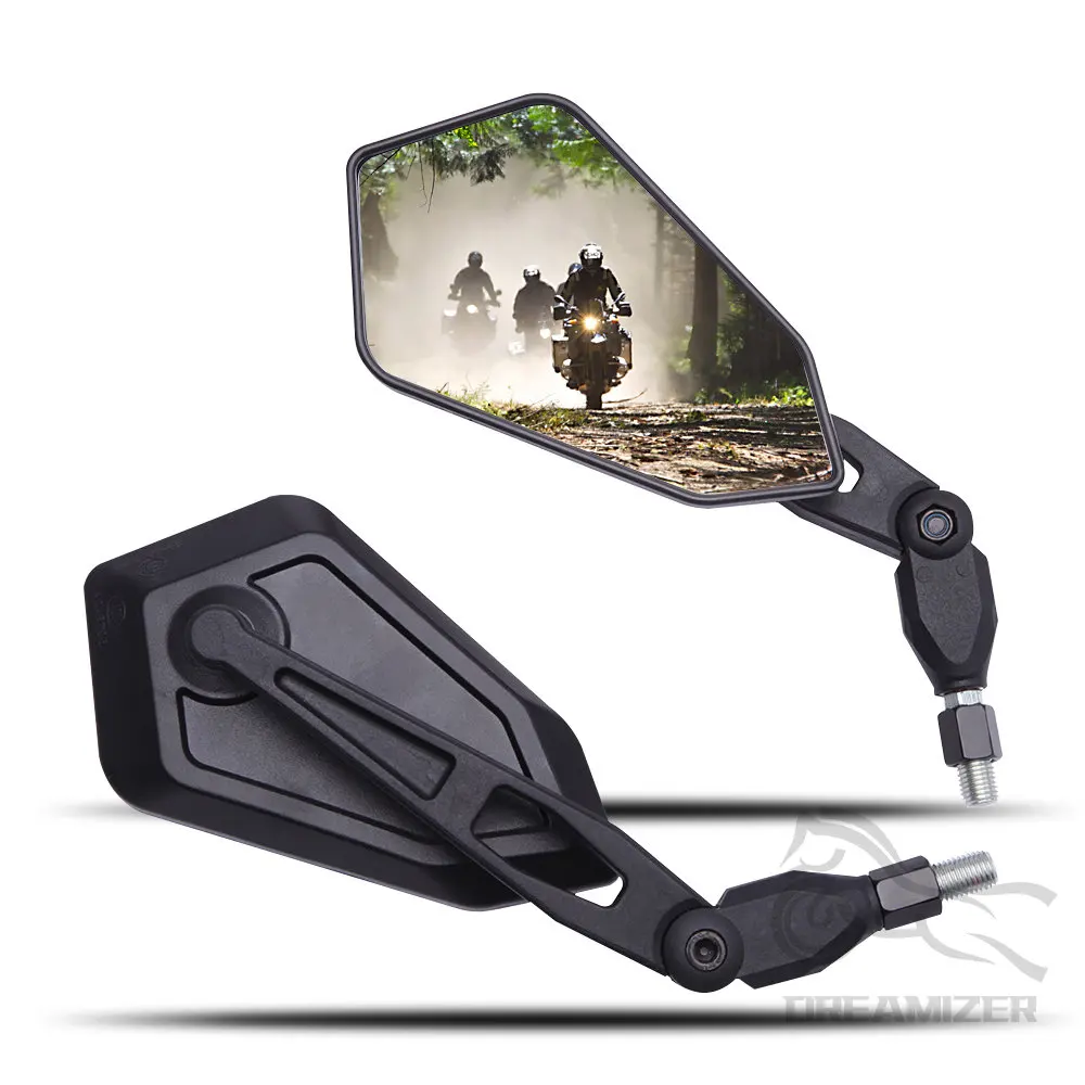 Мотоциклетное зеркало заднего вида для шпигеля Honda Yamaha Kawasaki Maverick Booster M10 Enduro KTM Suzuki