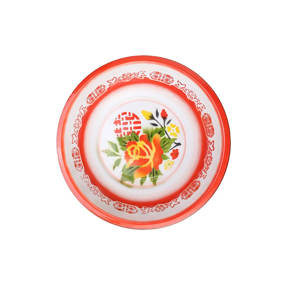 

Basin Enamel Bowl Foot Washing Tub Wash Enamelware Vintage Serving Dish Tray Mixing Soaking Face Pan Soup Portable Metal Home