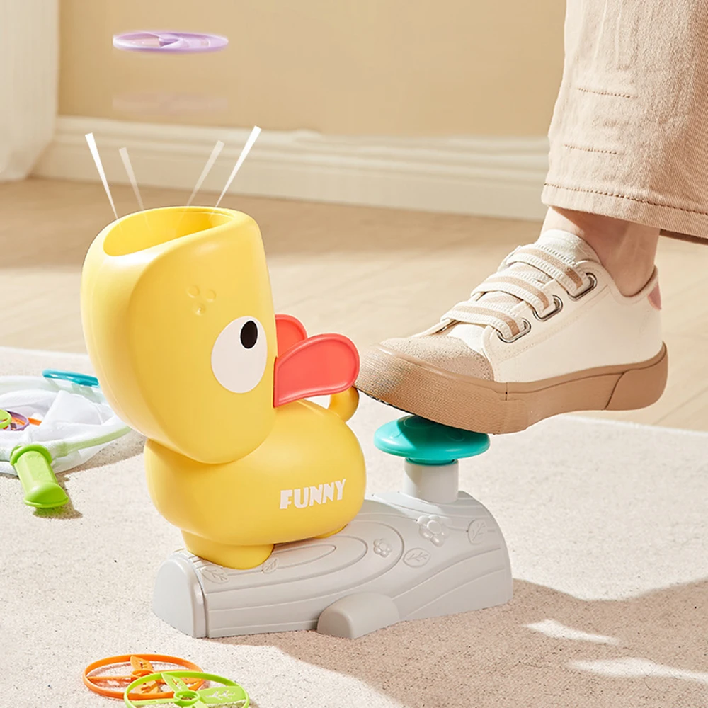 

Наружный реквизит для взаимодействия родителей и детей шаг на ногу эжектор бамбуковый коптер уличные Веселые интерактивные детские игрушки