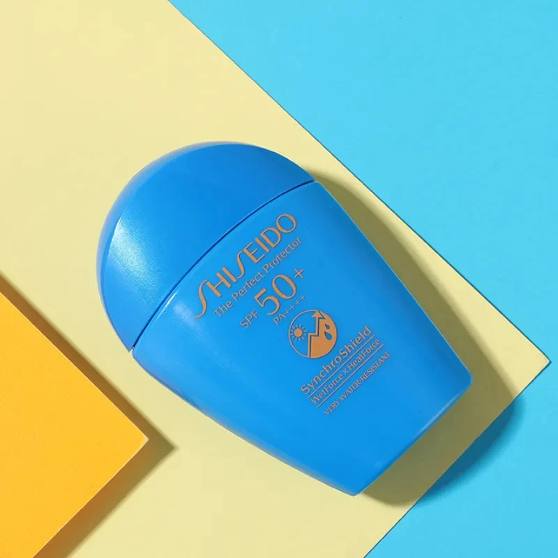 

Skin Care Shiseido Blue Fat Man SPF50+ Sunscreen Cream Men's And Women's Concealer Isolation Lotion Moisturizing Whitening Cream