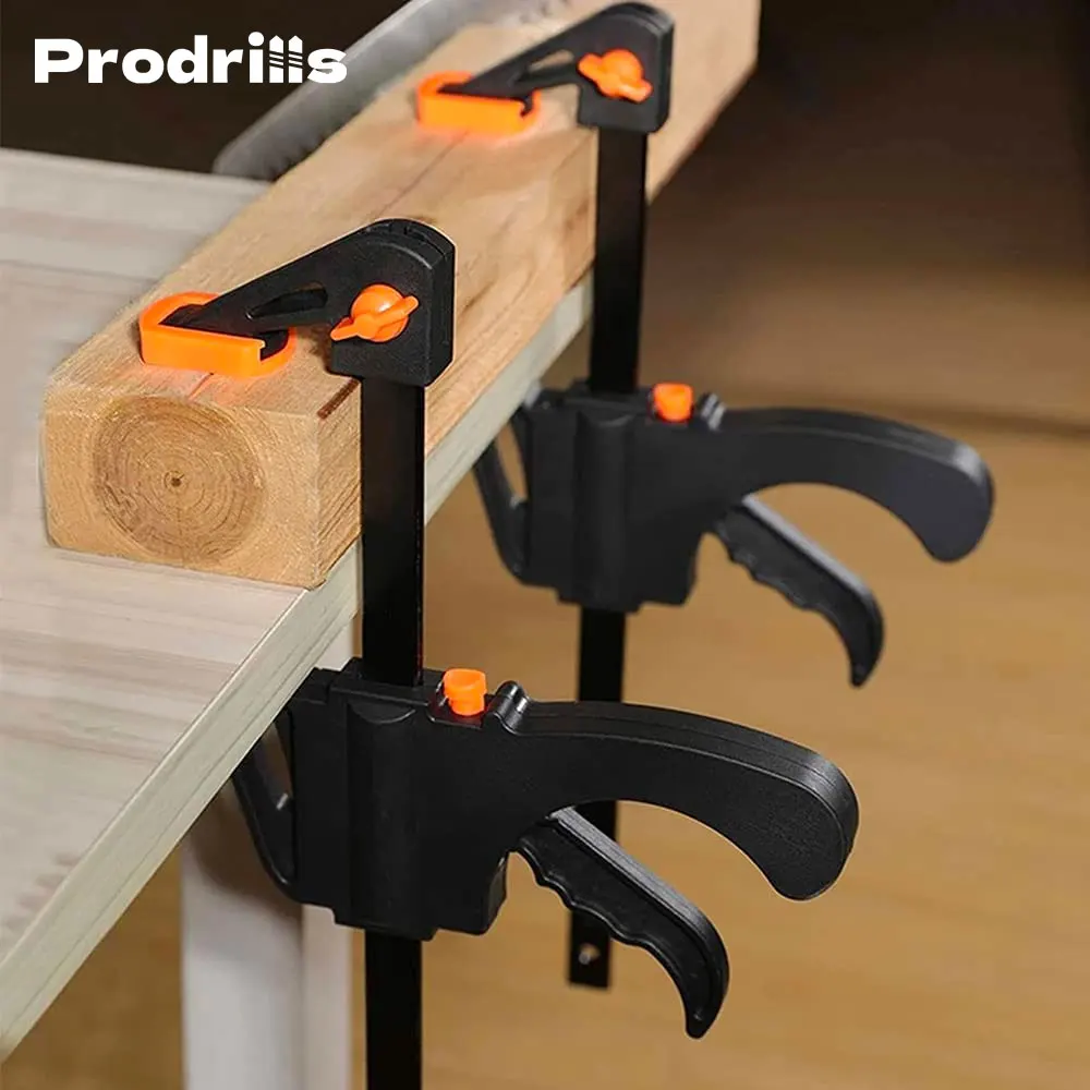 

1/5pcs Woodworking Work Bar Mini F Clamp Clip Set Hard Quick Ratchet Release Clip DIY Carpentry Hand Tool Gadget Clamp