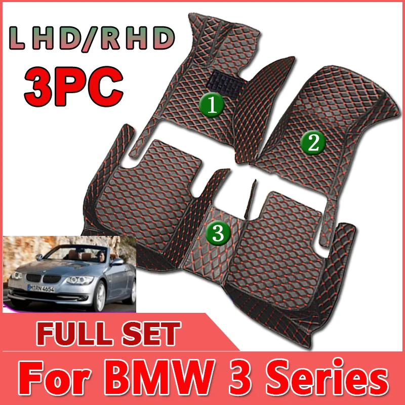 

Автомобильные коврики для BMW 3 серии E93 2006 ~ 2011, роскошный кожаный коврик, прочные коврики, коврики, детали интерьера, автомобильные аксессуар...