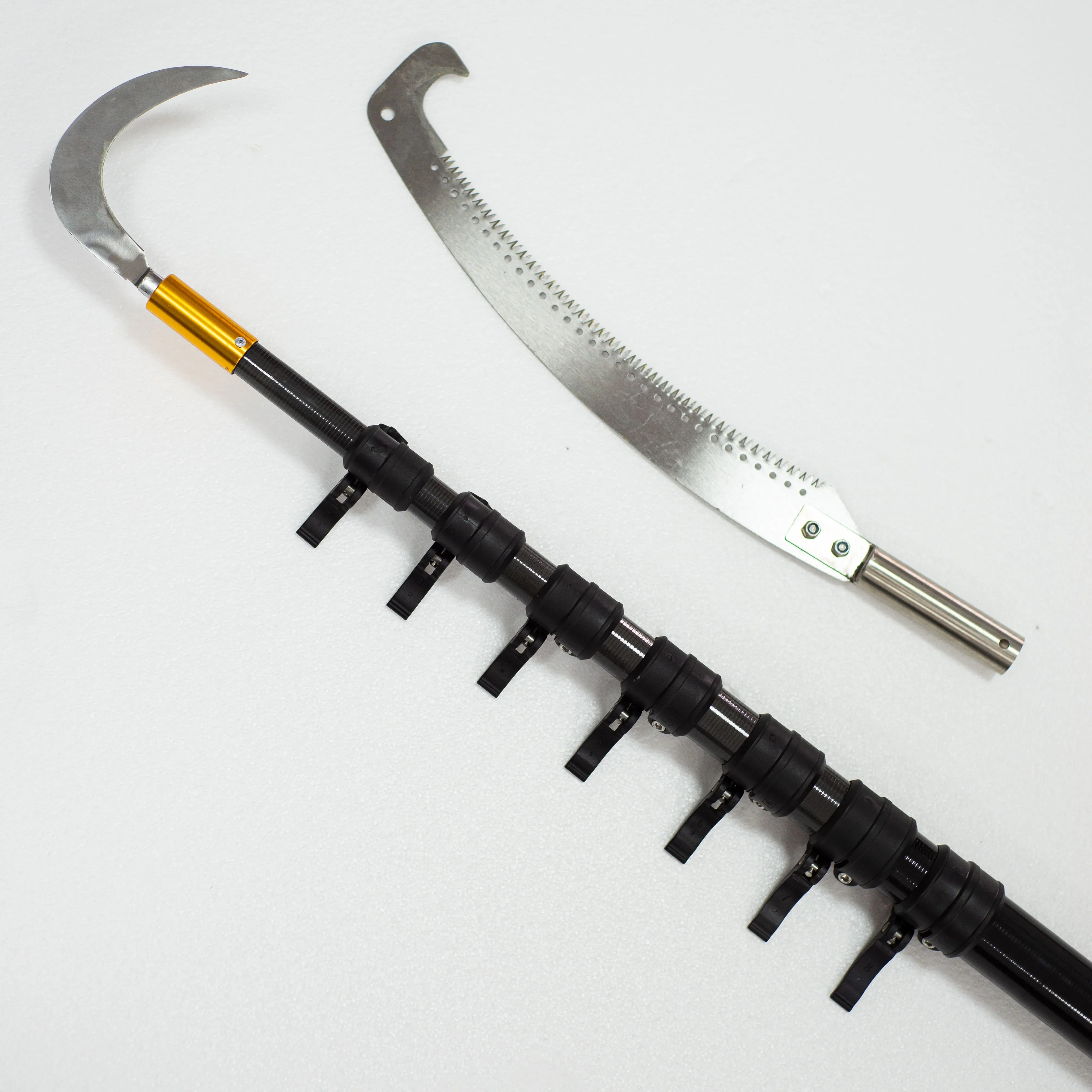 60-футовая удочка для сбора оливкового масла телескопическая из 100% углеродного