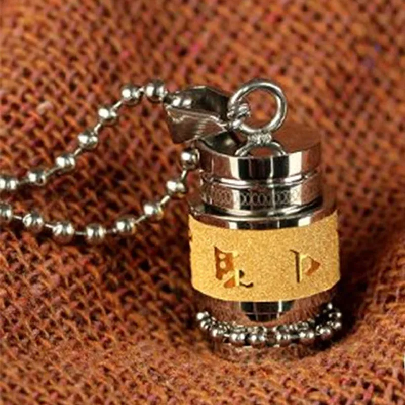 Открываемый чехол для хранения ясен титановые буддийские ювелирные изделия