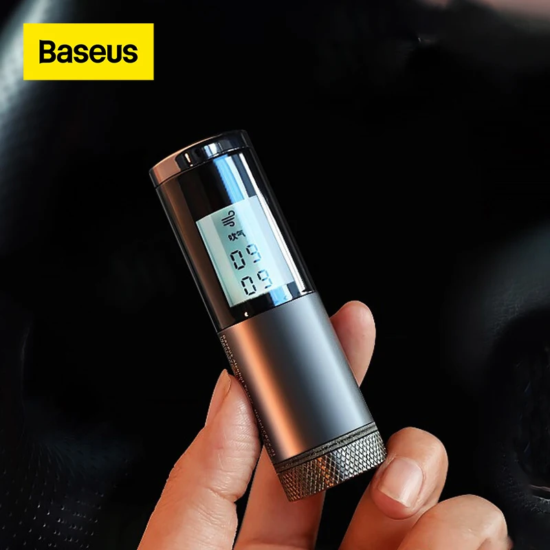 Baseus-alcoholímetro automático recargable, con pantalla LED, prueba de Alcohol sin contacto