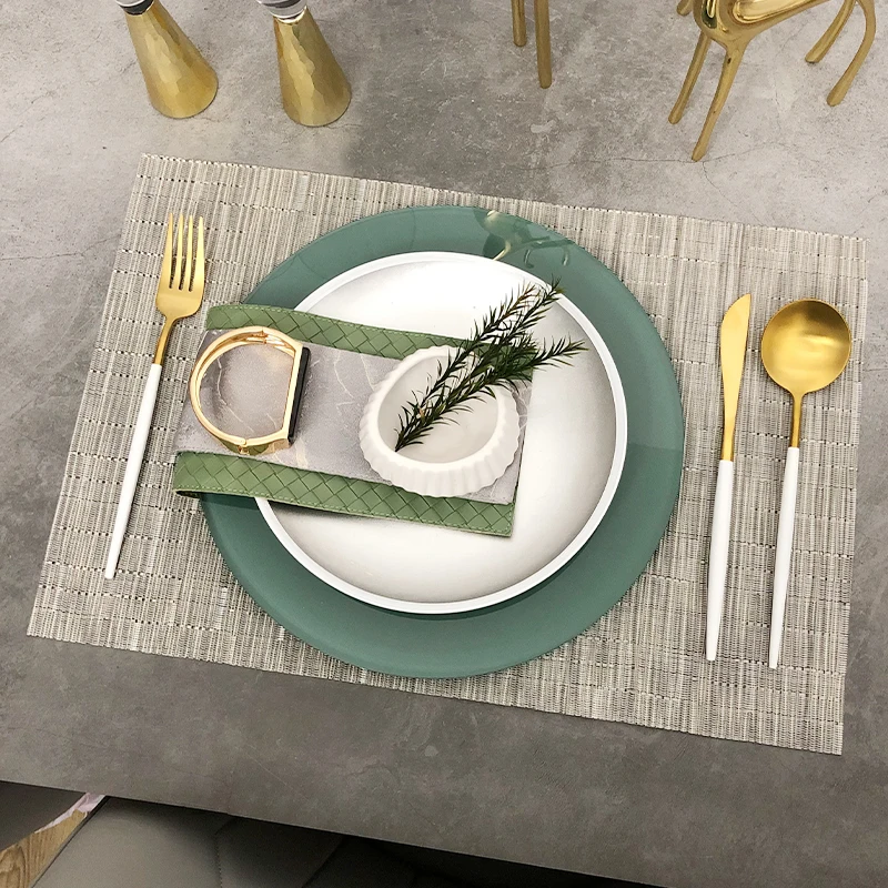 

Cooking Glass Dessert Dinner Plates Set Serving Crockery Food Plate Sets Dinnerware Snack Dish Pratos De Vidro Breakfast Set