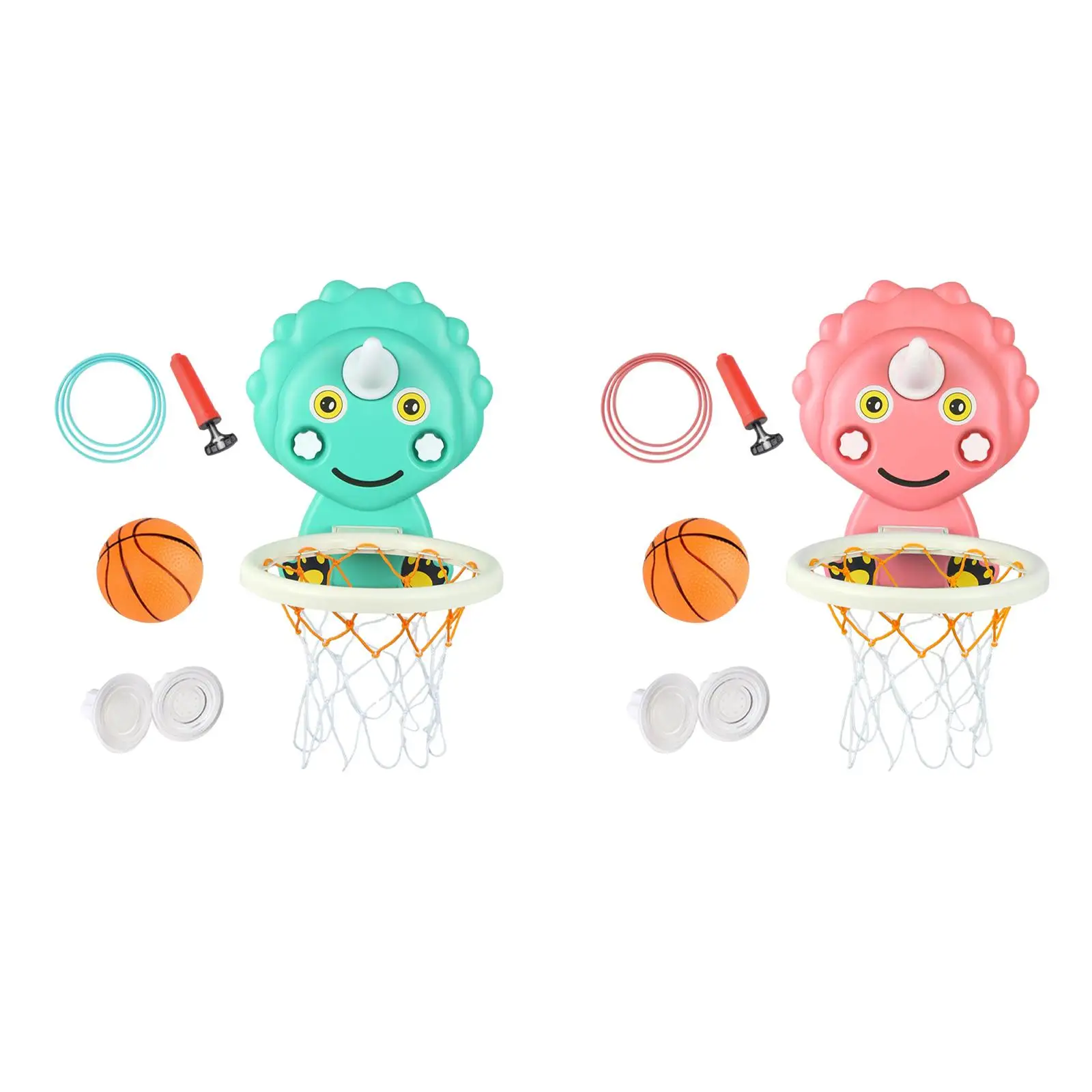 

Indoor Mini Basketball Hoop with Accessories Basketball Goal Basketball Backboard Toy for Wall Door Office Home Adults Gifts