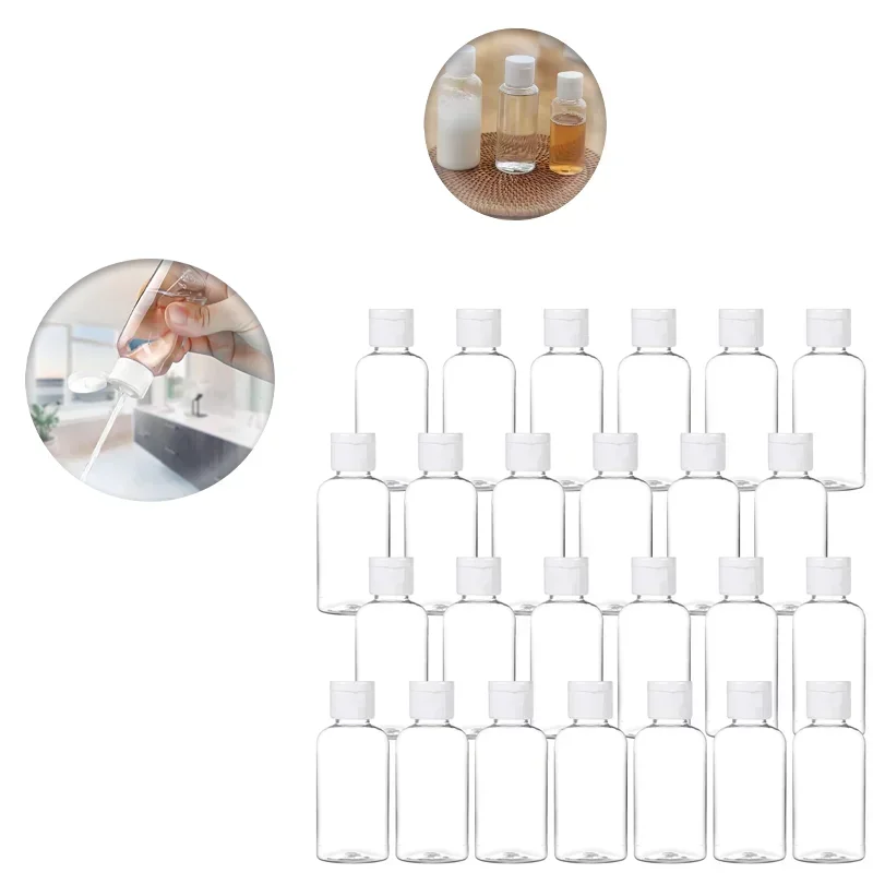 30 шт. 5 мл-100 мл пластиковый пустой контейнер для бутылок дозатор шампуня лосьона