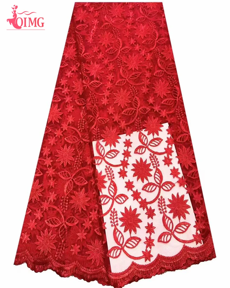 OIMG 2023 Высококачественная французская нигерийская кружевная ткань с вышивкой в