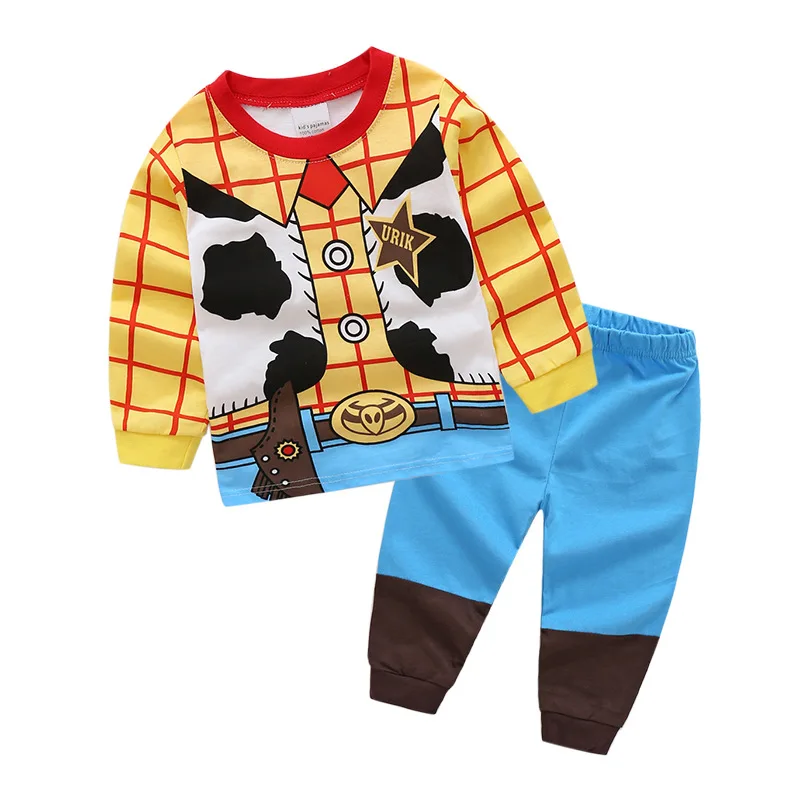 Disney Wooden Toys America Captain Children's Clothing Underwear Suits Boys Girls' Pajamas and Home Baby Clothes Kids Garment |