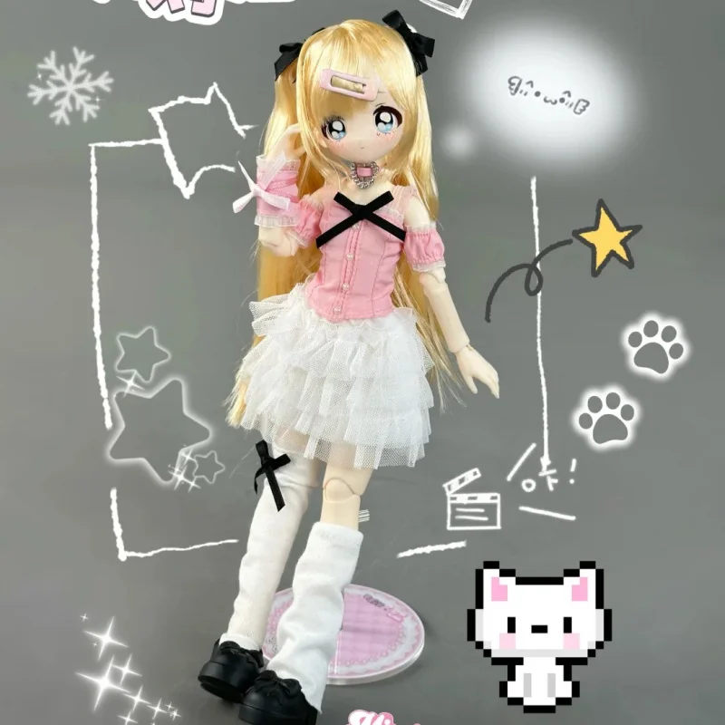 Фото Серия Don't Touch My Bangs: Коллекционная фигурка BJD 1/6 в закрытой упаковке (Blind Box), игрушка-сюрприз, кавайная модель, подарок, милая аниме-фигурка №4