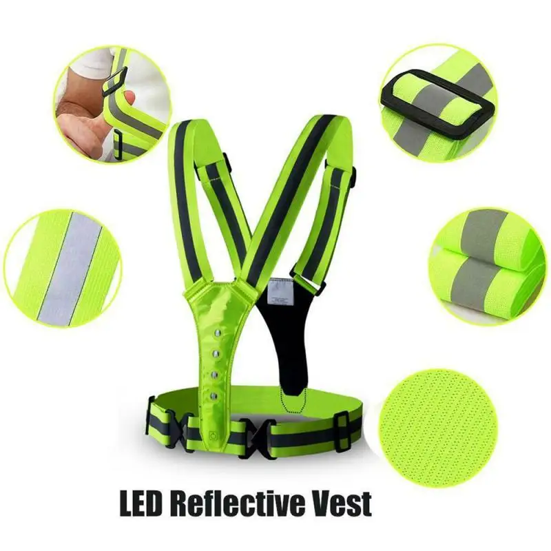 

Bike Safe Reflective Safety Vest for Construction Traffic Warehouse Visibility Security Reflective Strips Wear Uniforms