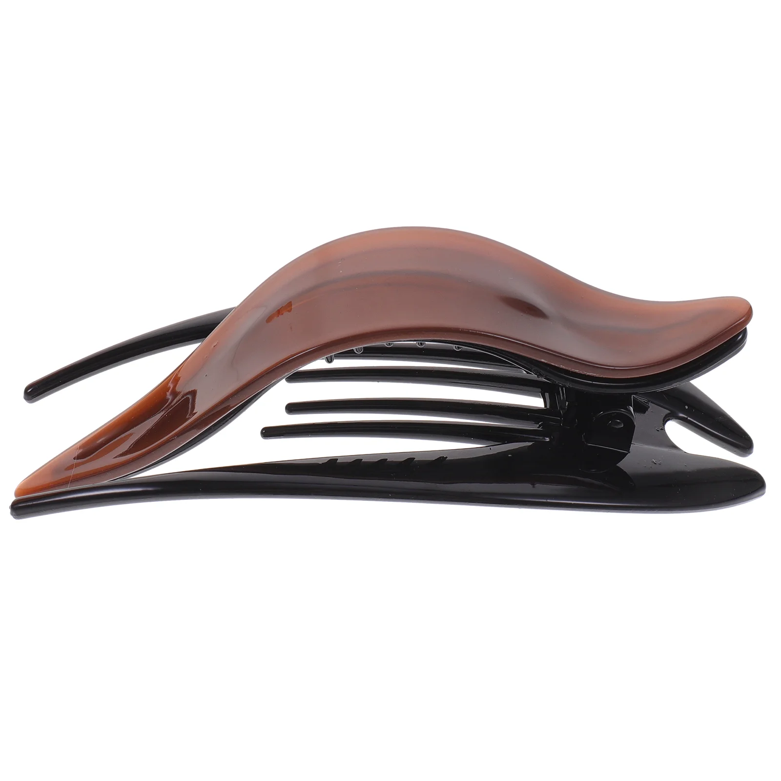 

Французская изогнутая заколка для волос, зажим для волос из ацетата, женская заколка для волос, большая заколка для волос