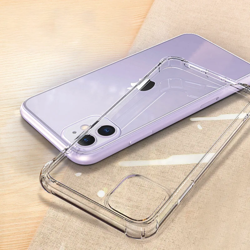 

For iPhone 13 12 11 Pro Max XR XS X 6S 7 8 Plus SE Mini Shockproof Phone Case Protective Sleeve