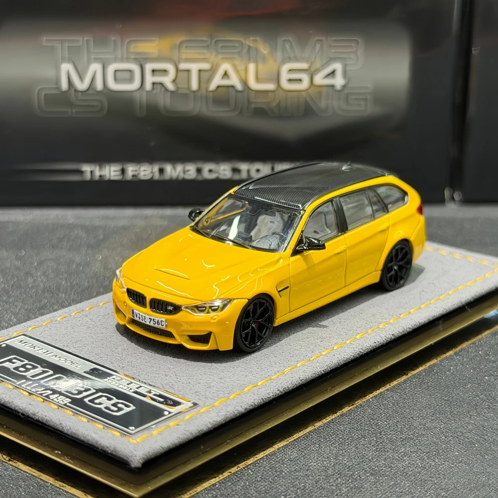 Фото Модель автомобиля Mortal 1:64 THE F81 M3 CS TOURING HEC из литого металла №5