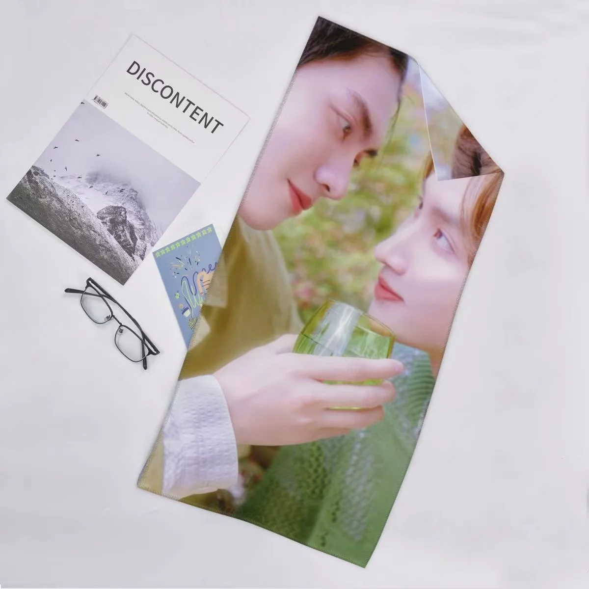 

Bossnoeul 35x75cm Microfiber Towel Thai TV Love In The Air Drama Stills Quick Dry Hair Towel Womens Hand Absorbent Face Towel