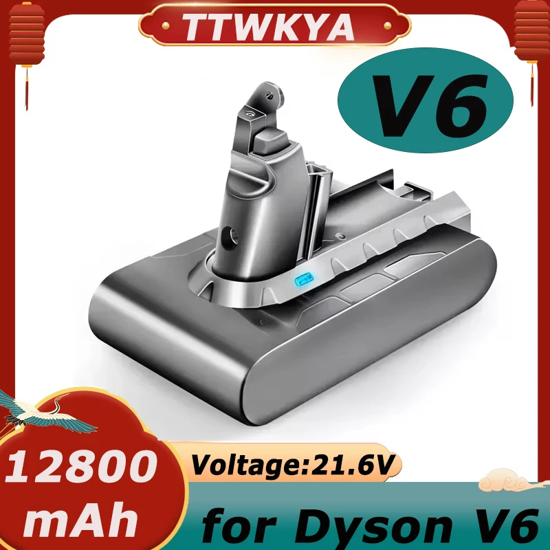 Фото Новая литий-ионная батарея V6 21.6V 9800mAh для пылесосов Dyson V6, DC58, DC59, DC61, DC62, SV09, SV07, SV03, SV04, SV06, SV05 №1