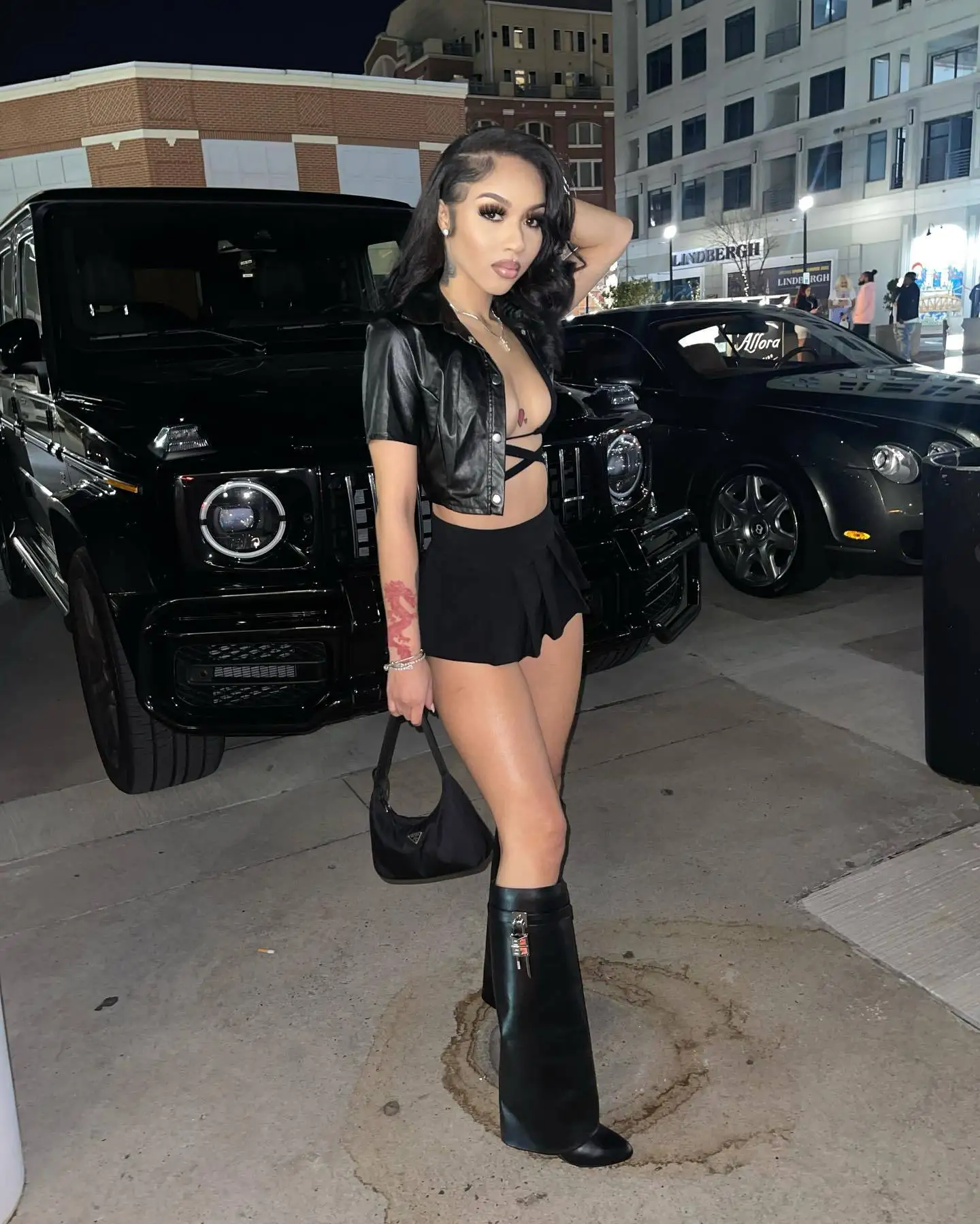 Sexy Short Sleeve Top Pu Leather Girl's Tops Women's Clothing Women's Clothing Hot Sale Short Sleeve Leather Clothes Party Wear