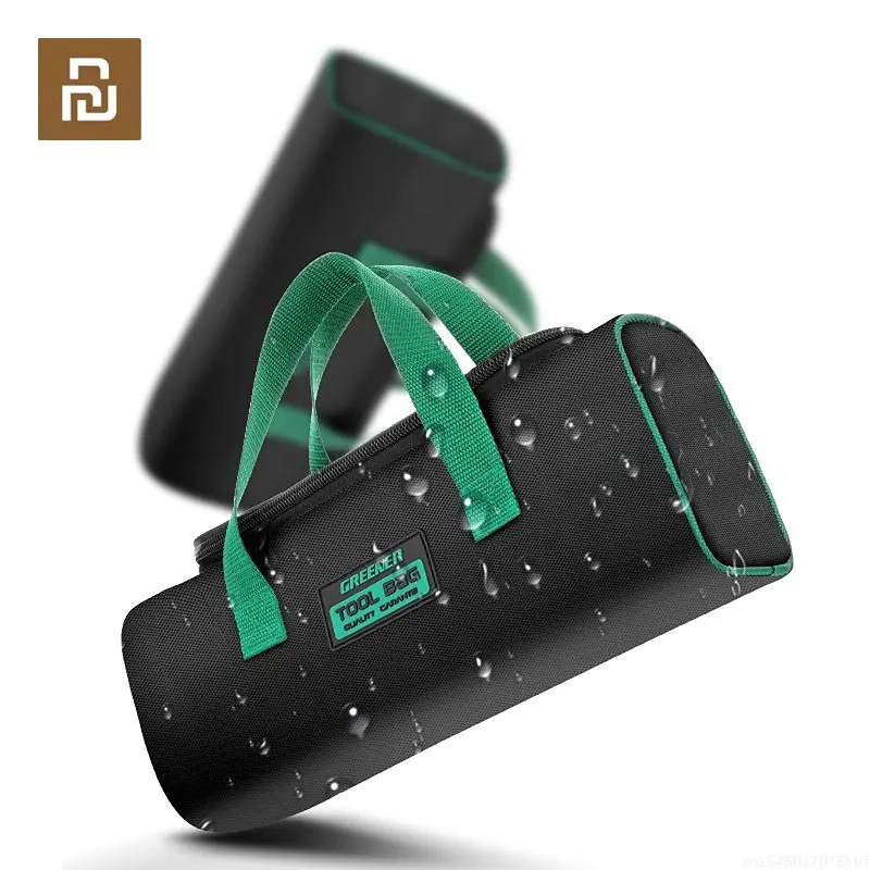 

Youpin Greener Multi-Function Tool Bag Multi-Pocket Waterproof Anti-Fall Storage Bag 1680D Oxford Cloth Electrician Bag