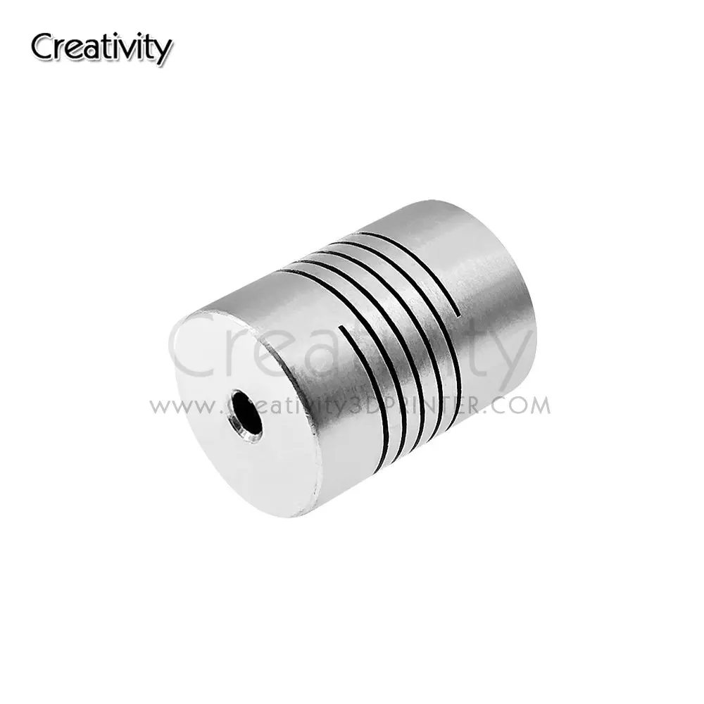

2 Pcs a lot Coupling Flexible OD 19x25mm 5x/5/6/6.35/8/10mm 3d part CNC Motor Jaw Shaft Coupler 5mm To 8mm wholesale