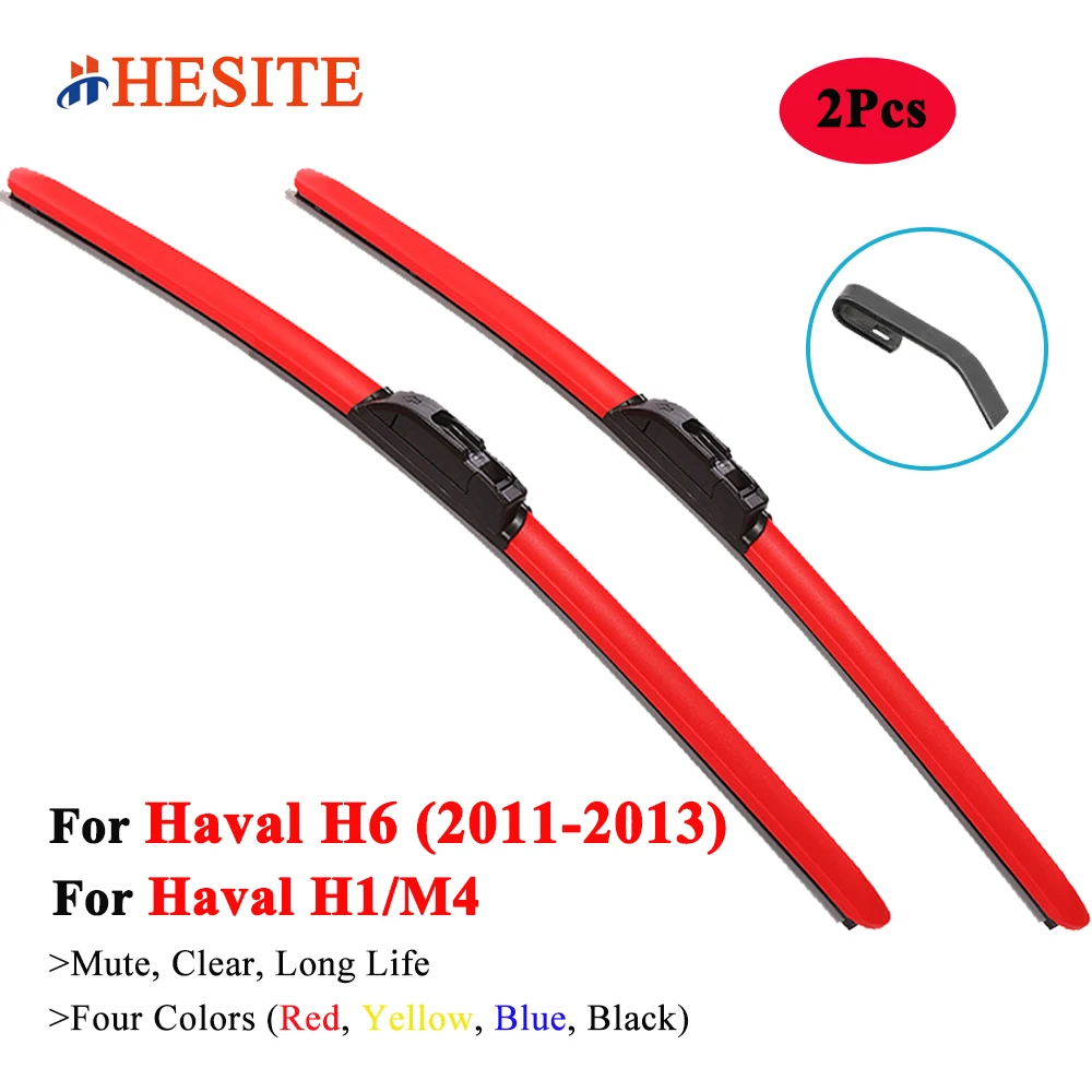 

HESITE Colorful Wiper Blades For Great Wall Haval H1 H6 M4 SUV 2012 2013 2014 2015 2016 2017 2018 2019 2020 2021 2022 Car Wipers