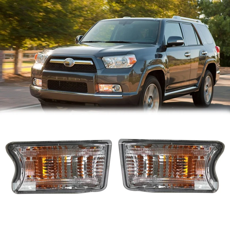 

Left Right Front Bumper Fog Light Turn Signal with Bulb for Toyota 4RUNNER 2010-2013 Foglights Driving Lamp