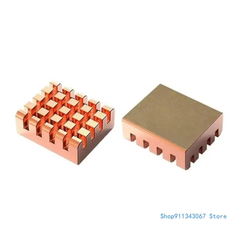 Радиатор из чистой меди 12x13x5 мм радиатор печатная плата плавник-кулер с