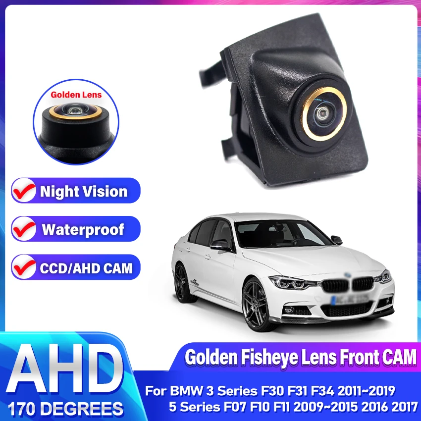 HD CCD Автомобильная камера переднего вида Парковочная система для BMW 3 серии F30 F31 F34