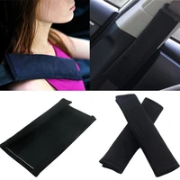 2pcs new backpack black cushion safety shoulder strap covers harness car seat belt pads