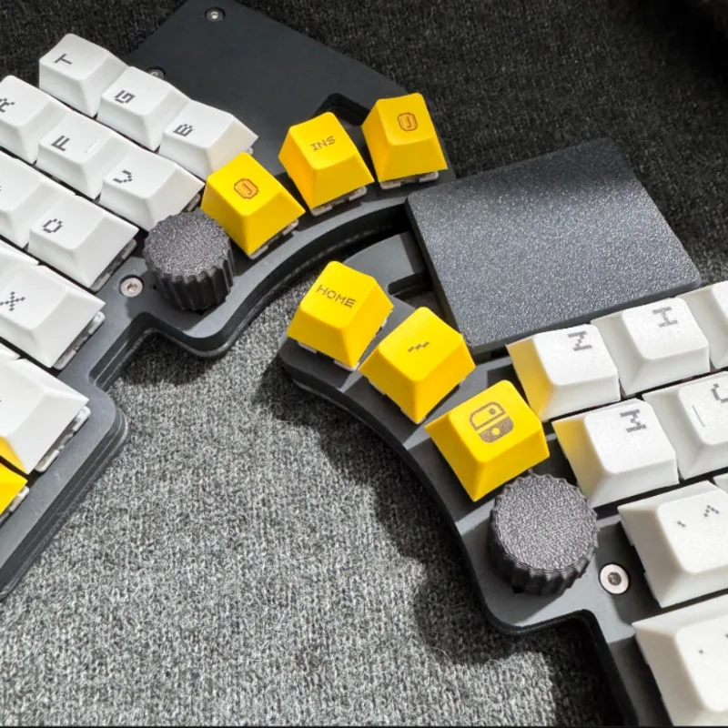 Фото Новый комплект клавиатуры Dilemma Max Split 3x6, изготовленная на заказ ось MX/choc, проводная одномодовая горячая замена, Fdm ручка, сенсорная панель, мышь, механический комплект «сделай сам» №5