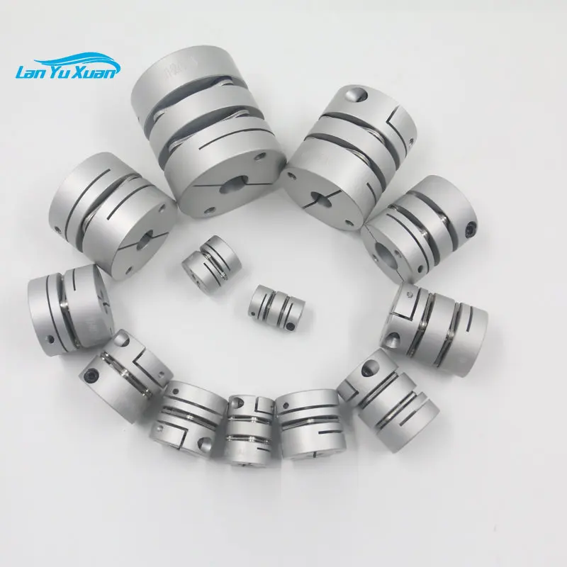 

Aluminum alloy diaphragm coupling single double servo motor encoder /package